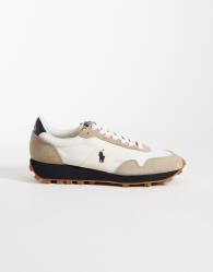 Polo Ralph Lauren lace up trainers in tan