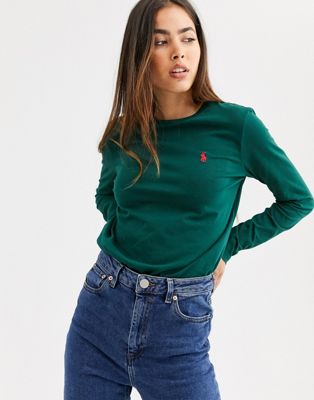 Polo Ralph Lauren – Långärmad t-shirt-Grön