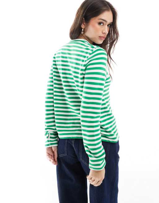 Strickjacke Ralph Lauren Pullover Damen GrÃ¼n POLO RALPH LAUREN