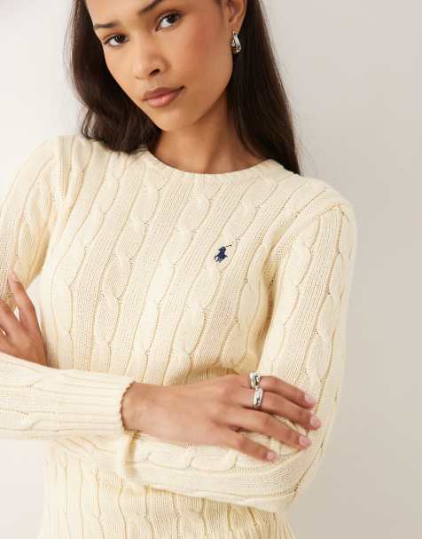 Polo Ralph Lauren – Langärmliger Pullover in Cremeweiß - view 1