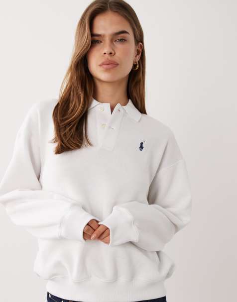 Polo Ralph Lauren – Langärmliges Sweatshirt in Weiß - view 1