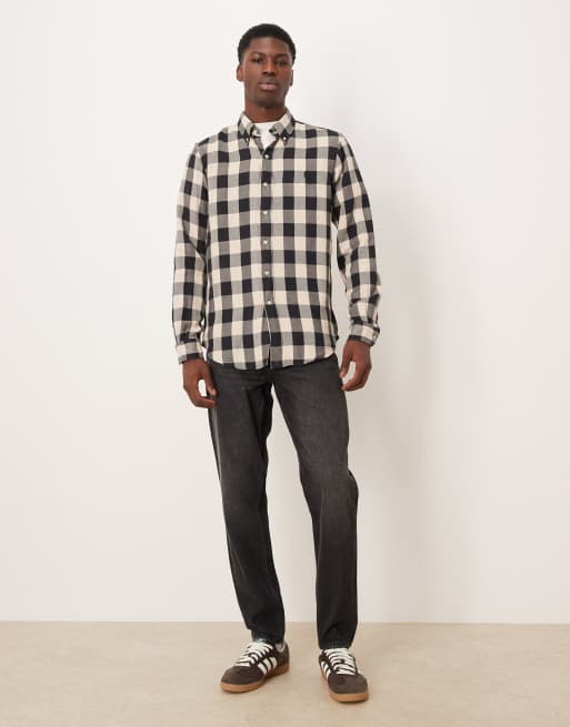 Polo Ralph Lauren - Langærmet skjorte med beige og sorte tern, 2 af 5