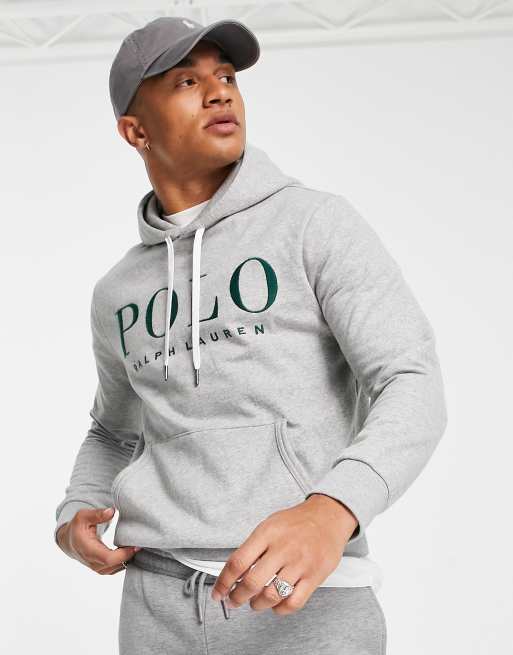 Polo hoodie outlet gray