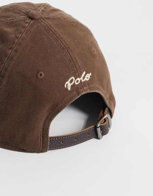 Polo Ralph Lauren large logo cap in brown, 2 of 3