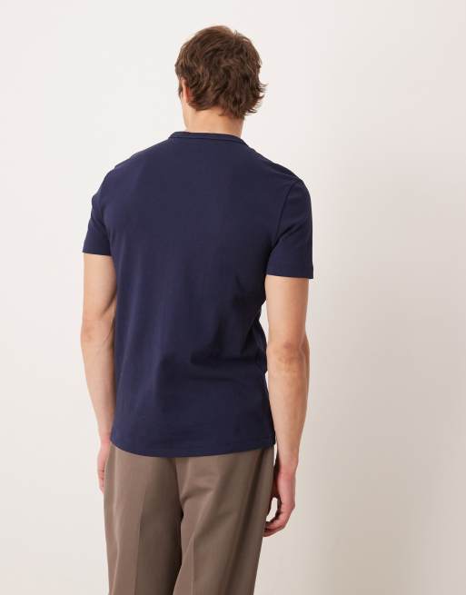 Polo Ralph Lauren large logo custom fit t-shirt in navy, 3 of 5