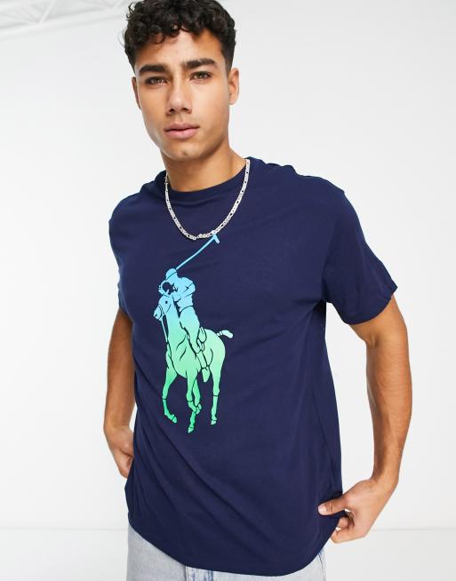 Polo Ralph Lauren large ombre logo classic oversized fit T-shirt