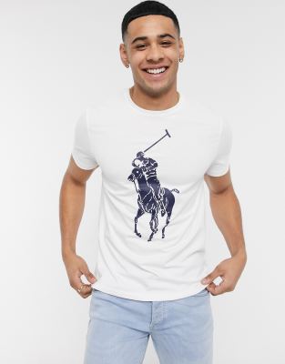 Polo Ralph Lauren large player logo t-shirt in white