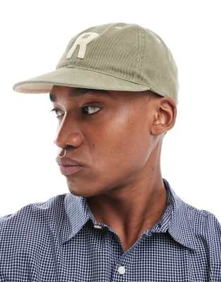 Polo Ralph Lauren Polo Ralph Lauren large R authentic twill baseball cap in dark green