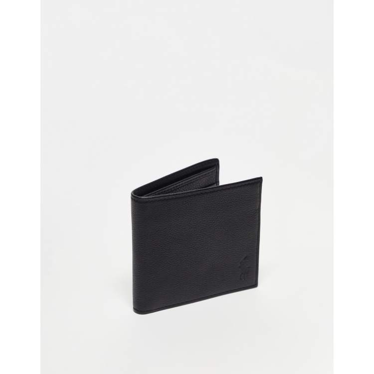 Polo ralph lauren black wallet best sale