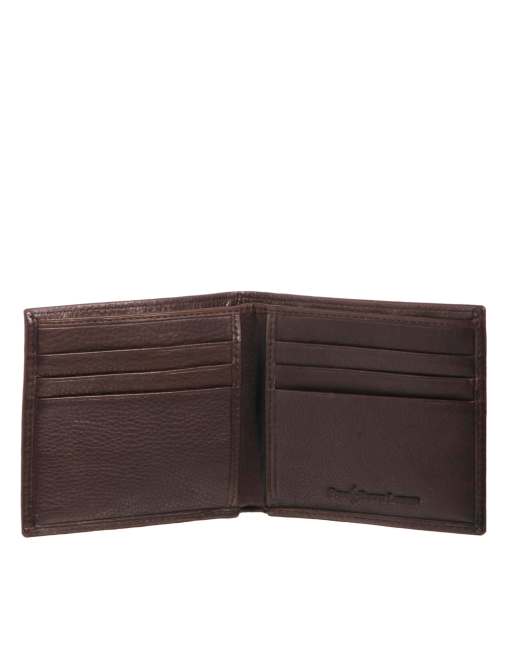 Polo Ralph Lauren leather billfold wallet in brown | ASOS