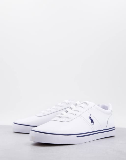 Polo ralph lauren white hanford trainers best sale