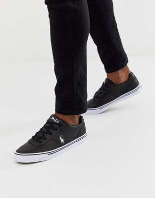 ralph lauren hanford trainers black