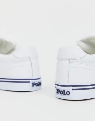 polo ralph lauren white leather trainers