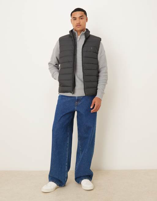 Polo Ralph Lauren – Leichte, isolierte Pufferweste in Schwarz mit Markenlogo, 2 von 5