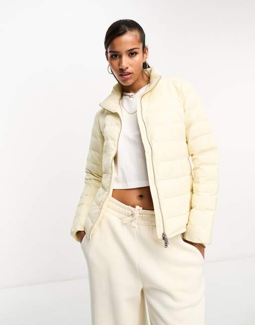 Polo Ralph Lauren lightweight puffer jacket in cream | ASOS