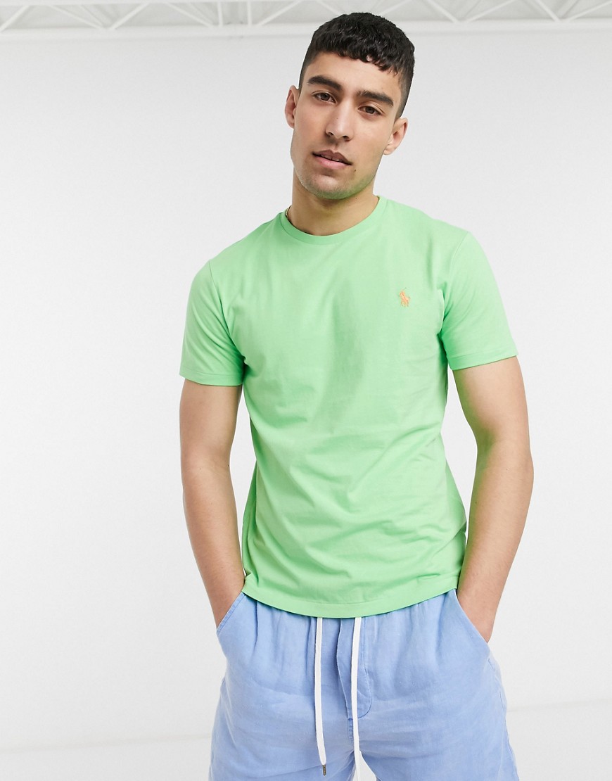 Polo Ralph Lauren – Limegrön t-shirt med spelarelogga