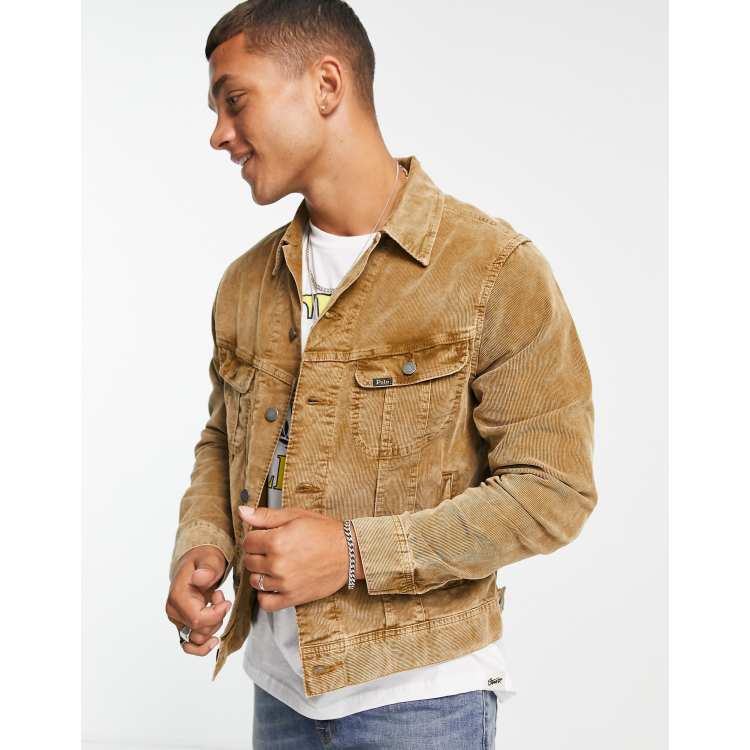 Polo Ralph Lauren lined cord trucker jacket in brown ASOS