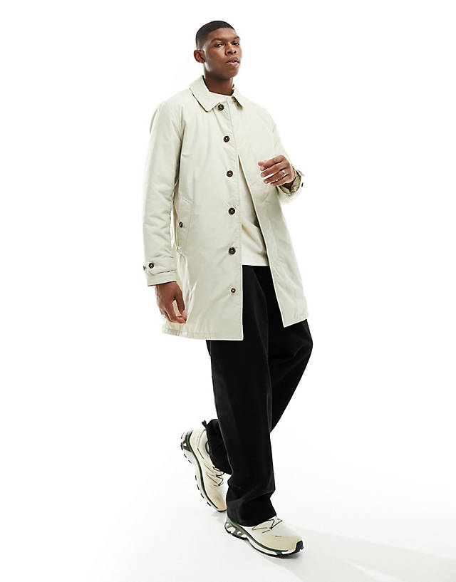 Polo Ralph Lauren - lined walking coat in light grey