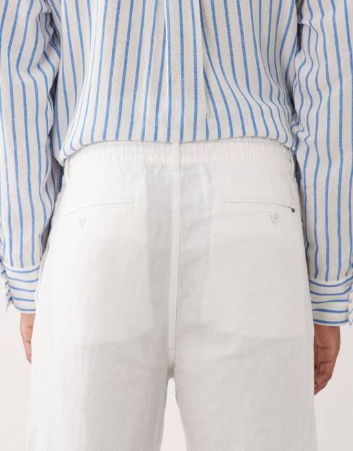 Polo Ralph Lauren linen drawstring pants in white, 5 of 5