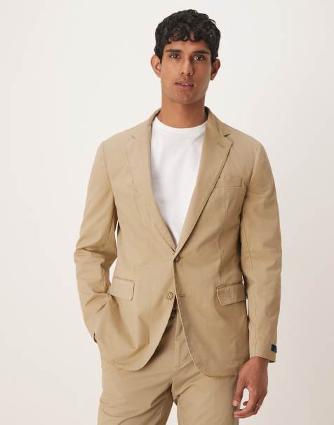 Polo Ralph Lauren – Ljusbeige chino-kavaj med 2 knappar av stretchig bomull, del av set - view 1