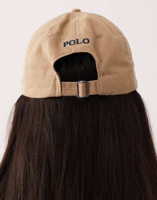 Polo Ralph Lauren – Ljusbrun baseballkeps med ikonlogga, 2 av 3