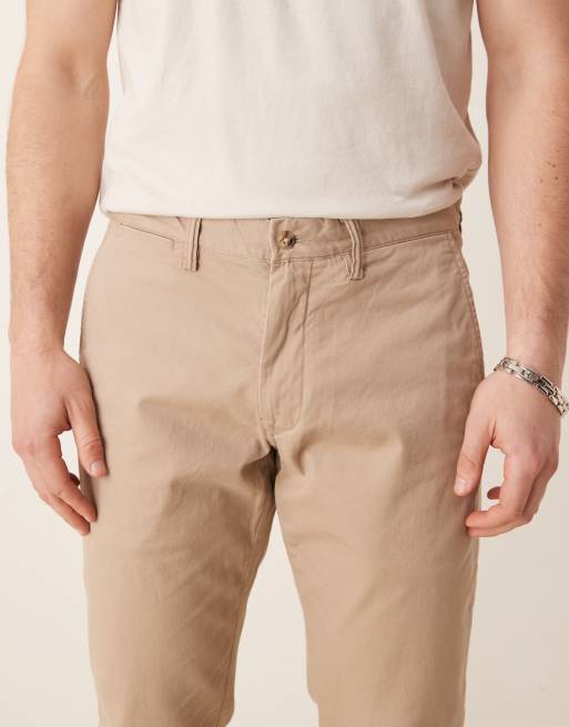 Polo Ralph Lauren – Ljusbruna chinos med smal passform, 4 av 5