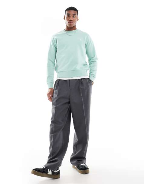 Polo Ralph Lauren – Ljusgrön sweatshirt i loopback-material med klassisk logga - view 1