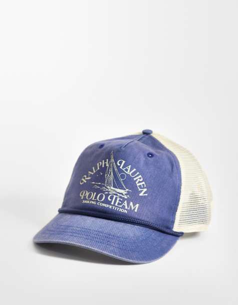 Polo Ralph Lauren – Ljust marinblå baseballkeps med tryck - view 1