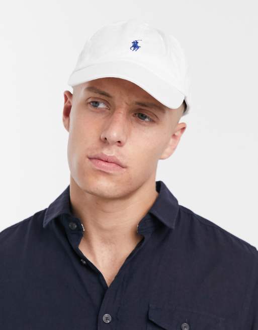 Ralph lauren white sales baseball cap