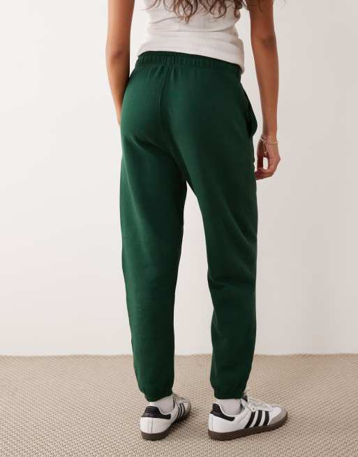 Polo Ralph Lauren logo cuffed trackies in green, 5 of 5
