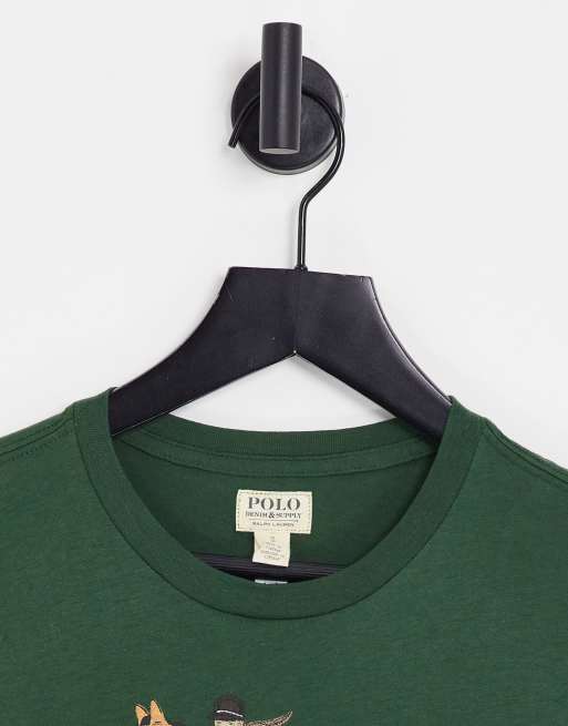 Tシャツ・カットソー RALPH LAUREN Logo-detail Short-sleeved T-shirt Green 12719979SP_12_f.jpg