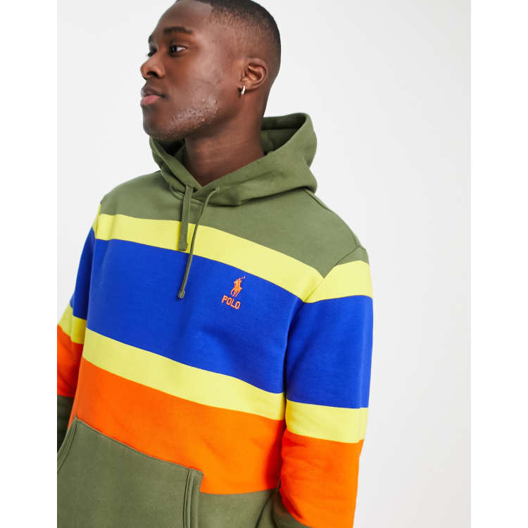 Rainbow best sale polo hoodie