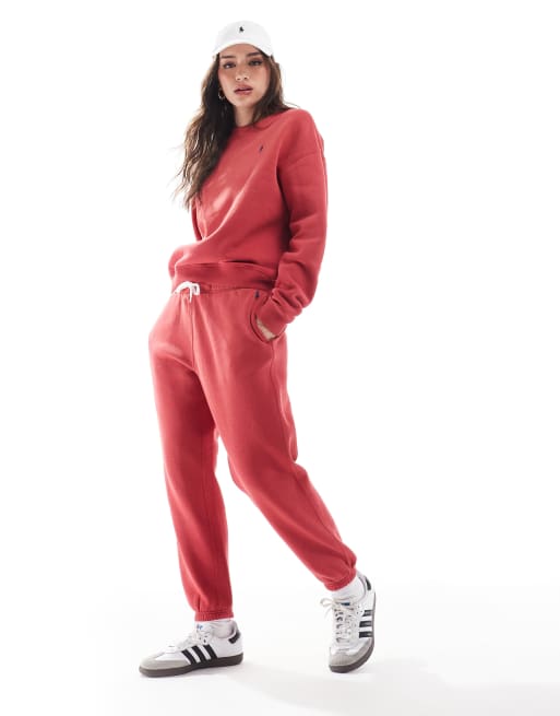 【★秋に人気★Polo Ralph Lauren ★ロゴSweat Pant】Red(赤) Amazon.com: Polo Ralph Lauren Mens Fleece Joggers Brushed
