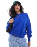 Polo Ralph Lauren logo sweatshirt in royal blue