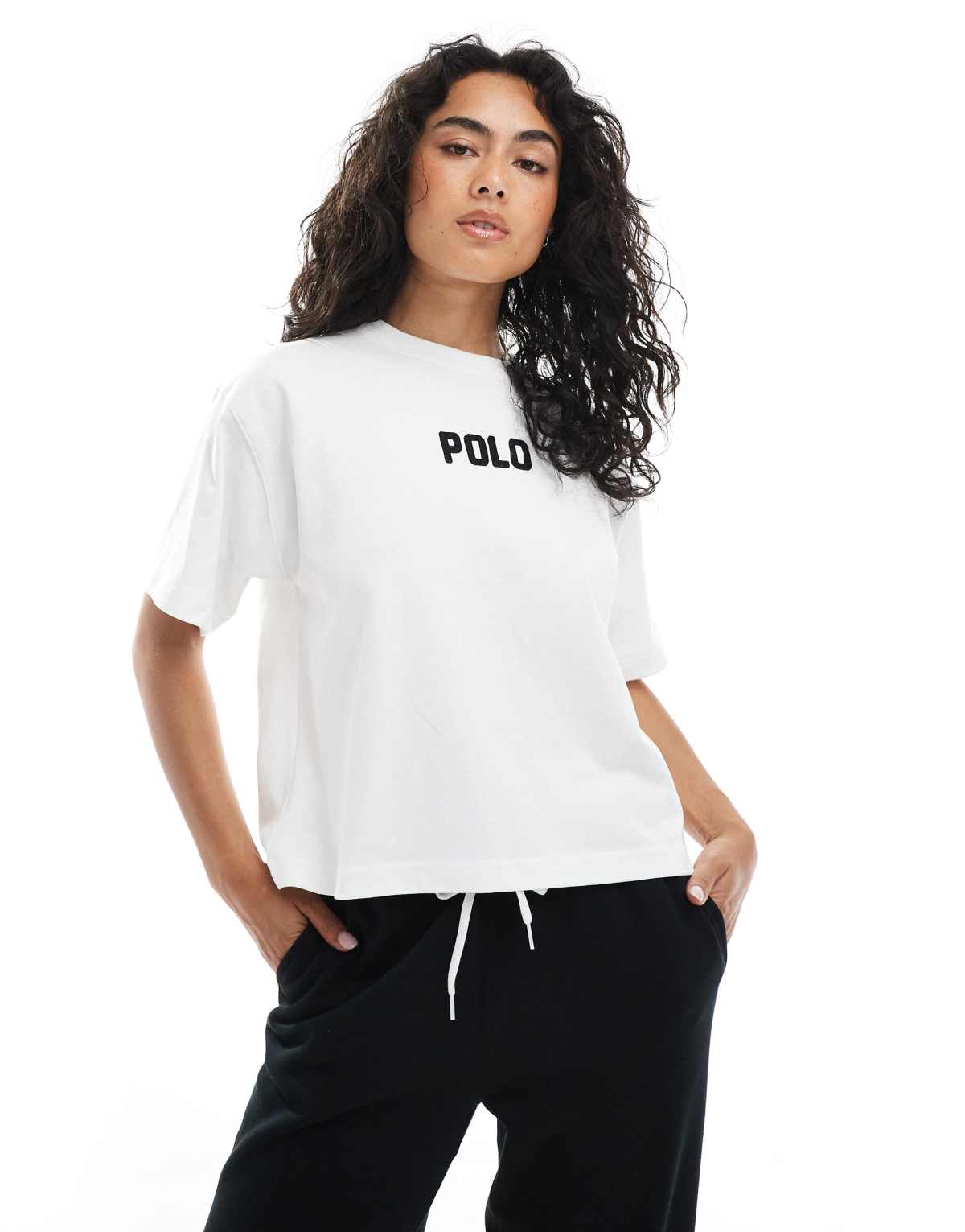 Polo Ralph Lauren logo t-shirt in white