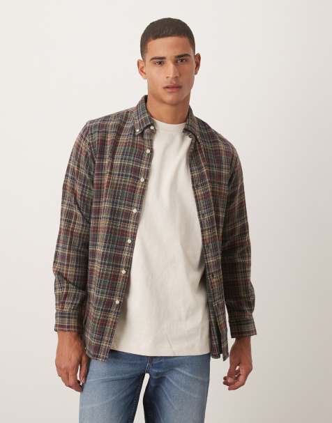 Polo Ralph Lauren long sleeve checkered shirt in multi - view 1