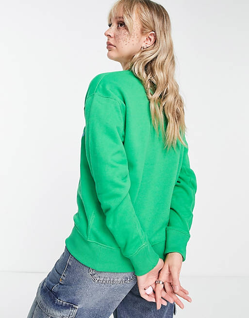 Polo Ralph Lauren long sleeve logo sweatshirt in green