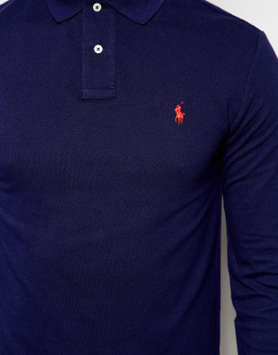 ralph lauren slim fit long sleeve shirt
