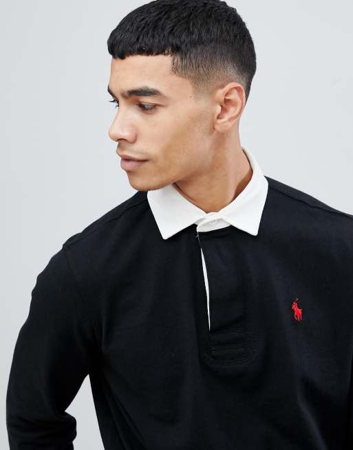 Black ralph store lauren rugby shirt