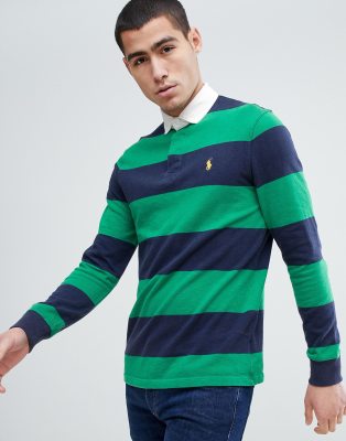 ralph lauren rugby shirt green