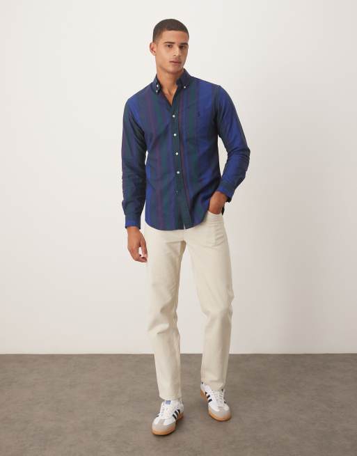 Polo Ralph Lauren long sleeve stripe shirt in multi, 2 of 5