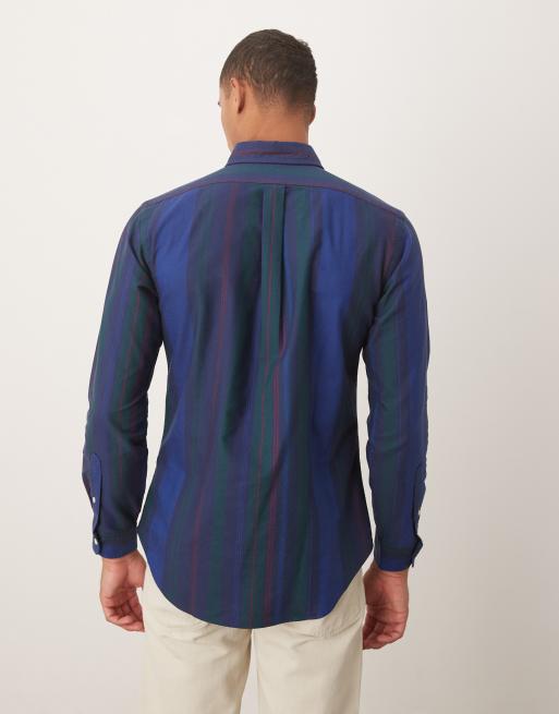 Polo Ralph Lauren long sleeve stripe shirt in multi, 3 of 5