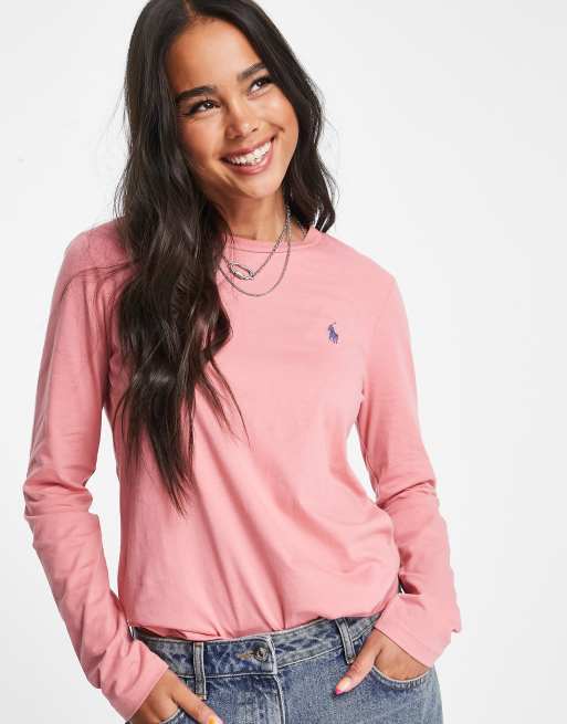 Women's long sleeve hotsell ralph lauren polo shirts