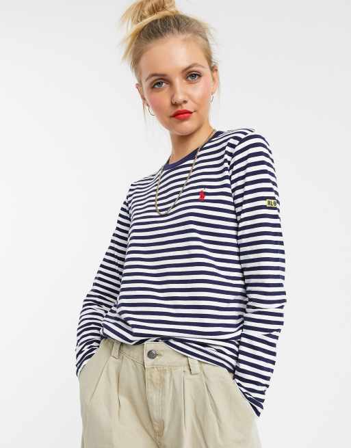 Polo Ralph Lauren long sleeve t-shirt in stripe | ASOS