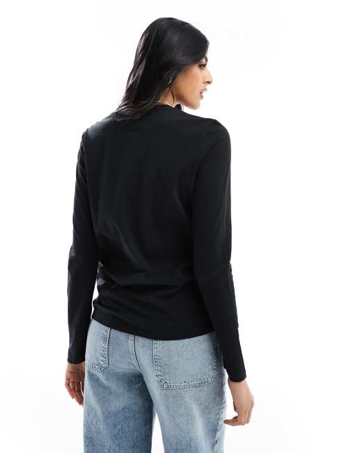 Polo Ralph Lauren long sleeve top in black ASOS