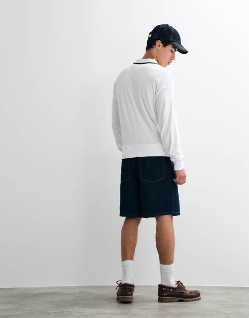 Polo Ralph Lauren longsleeve knit relaxed sweatshirt in white, 3 of 5