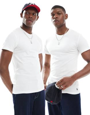 Polo Ralph Lauren - Lot de 2 maillots de corps-Blanc