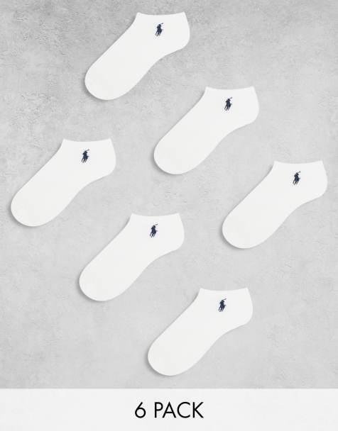 Polo Ralph Lauren - Lot de 6 paires de chaussettes de sport - Blanc - view 1