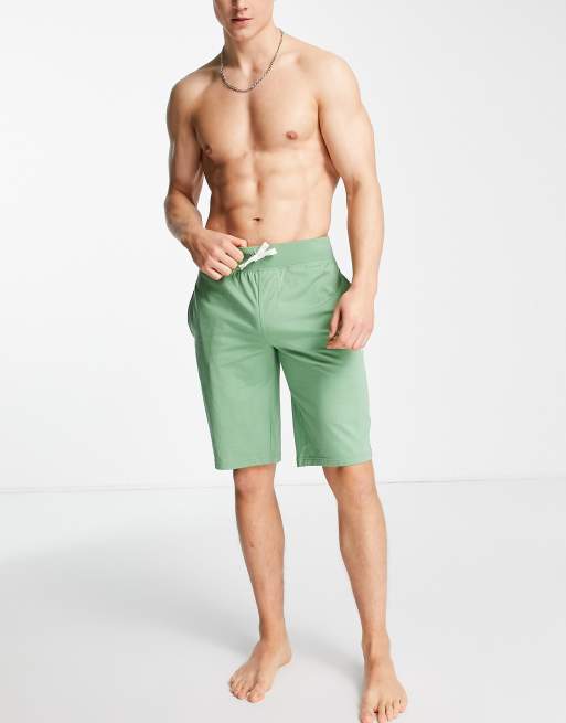 Polo Ralph Lauren lounge shorts in green with pony logo