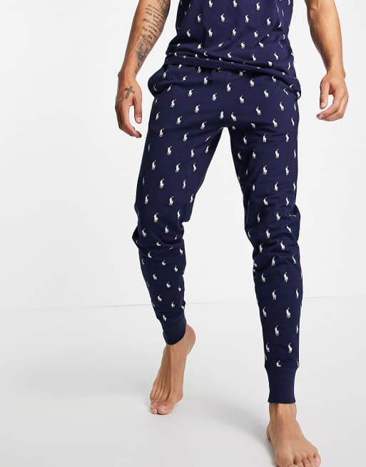 POLO RALPH LAUREN Big All Over Pony Player Woven Sleep Pants, Black, 4X :  : Clothing, Shoes & Accessories